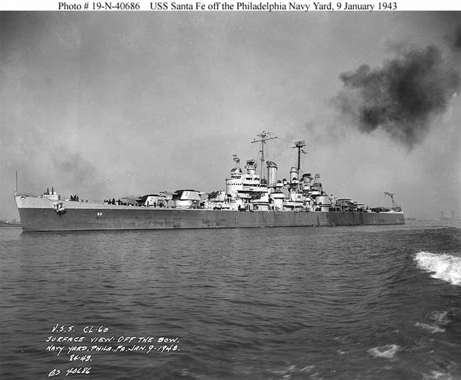 USS Santa Fe CL60 image1